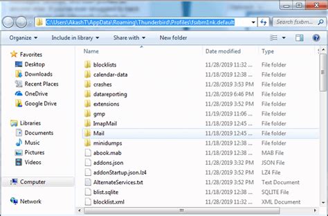 Backup Thunderbird v1.0 Download